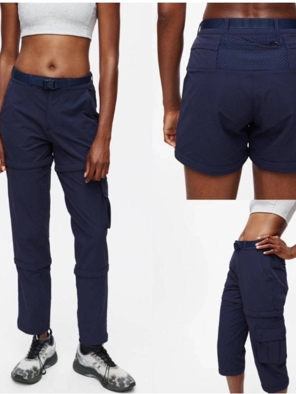 Outdoor Voices RecTrek Zip-Off convertible Pants in navy size XXL women’s